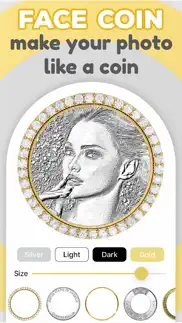 face coin - profile pic maker iphone images 1