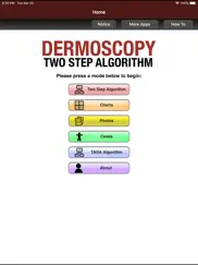 dermoscopy two step algorithm ipad images 2