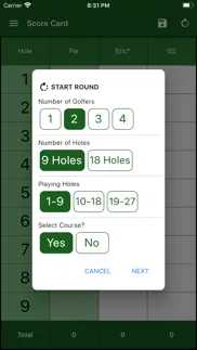 easyscore golf scorecard iphone images 2