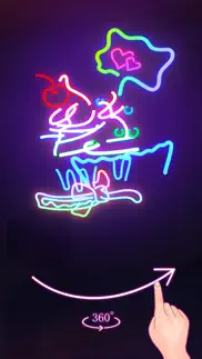 neon glow - 3d color puzzle iphone resimleri 4