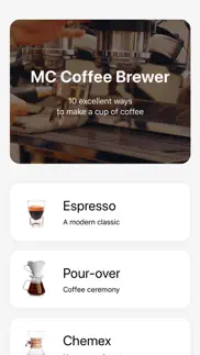 mc coffee brewer iPhone Captures Décran 1