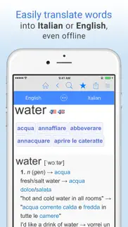 english-italian dictionary. iphone images 1