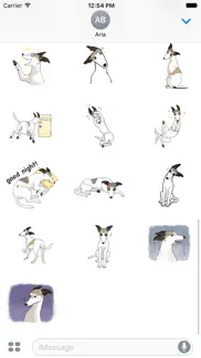 cute whippet dog sticker iphone images 4