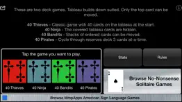40 thieves solitaire iphone images 2