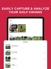 v1 golf: golf swing analyzer ipad images 2
