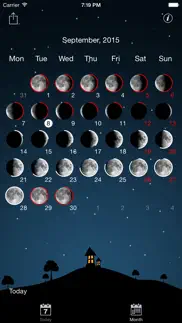 moon phases calendar and sky iphone resimleri 4