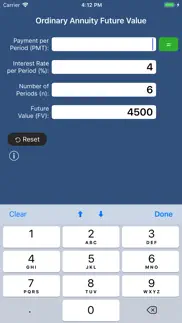 superfvcalc: fv, pv, annuities iphone images 2