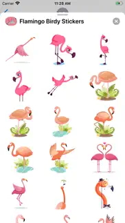 flamingo birdy stickers iphone images 3
