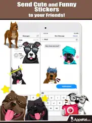 pit bull dogs emoji stickers ipad images 4