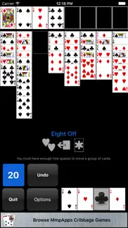 eight off classic solitaire iphone images 3