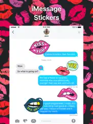 sexy lips flirting stickers ipad images 3