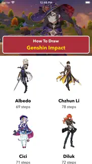 how to draw genshin impact iphone images 1