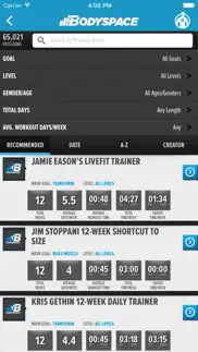 bodyspace - social fitness app iphone images 2