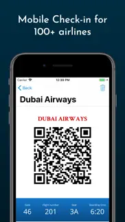 boarding pass - flight checkin iphone resimleri 1