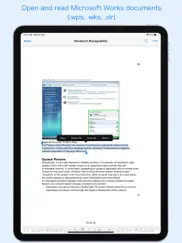 wps reader - for ms works iPad Captures Décran 1