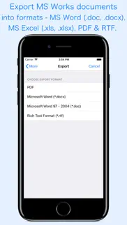 wps reader - for ms works iphone images 3