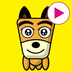 tf-dog 10 animation stickers logo, reviews