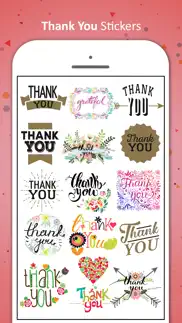 thank you card stickers iphone images 4
