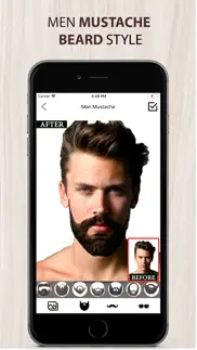 man mustache beard editor iphone images 3