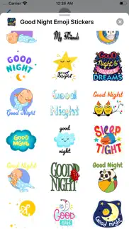 good night emoji stickers iphone images 3
