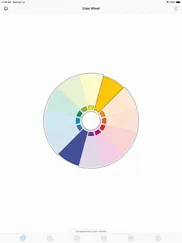 color wheel - basic schemes ipad bildschirmfoto 2