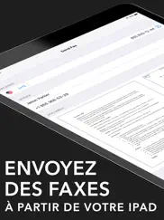 fax app: envoyer un fax iPad Captures Décran 1