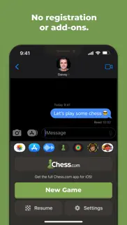 play chess for imessage iPhone Captures Décran 4