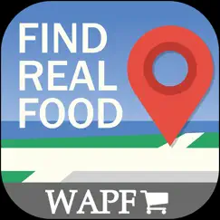 find real food locations logo, reviews