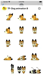 tf-dog animation 8 stickers iphone images 2