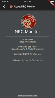 nrc monitor iPhone Captures Décran 1