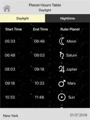 planetary hours calculator ipad images 2
