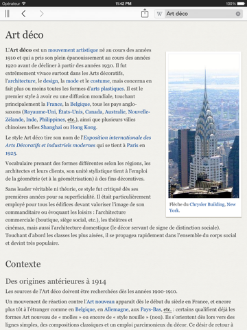 wikipanion pour ipad iPad Captures Décran 2