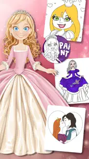 magic princesses coloring book iphone images 1