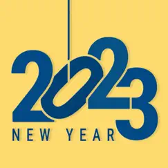 good new year 2023 stickers logo, reviews