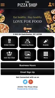 the pizza shop eastchester iPhone Captures Décran 1