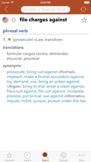 spanish legal dictionary iPhone Captures Décran 4