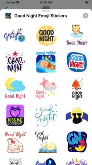 good night emoji stickers iphone images 1
