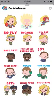 captain marvel stickers iphone images 1