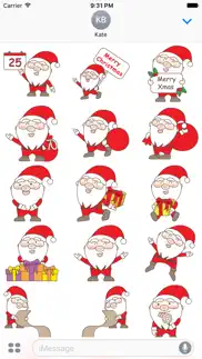 jolly ol santa stickers iphone images 2