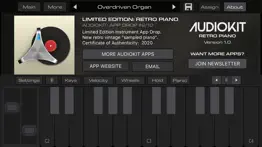 audiokit retro piano iphone capturas de pantalla 3