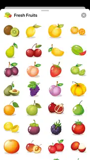 healthy fruit berry stickers iPhone Captures Décran 1