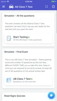 alberta driving test - class 7 iphone images 3