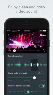 denoise - audio noise removal iPhone Captures Décran 2