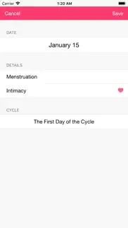 fertility and period tracker iphone images 4