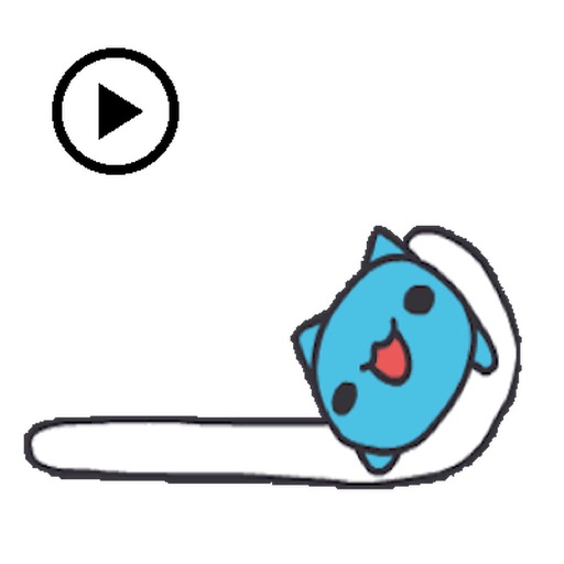 Animated Blue Cat MeowMoji app reviews download