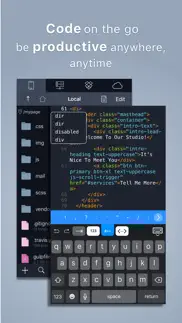 koder code editor iphone capturas de pantalla 3