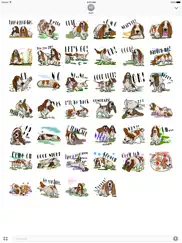 basset hound dog emoji sticker ipad images 1