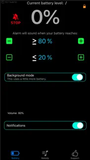 battery life alarm pro iphone capturas de pantalla 1