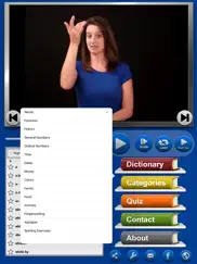asl dictionary sign language iPad Captures Décran 3