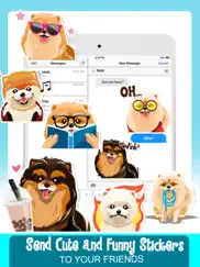 pomeranian dog emoji stickers ipad images 4